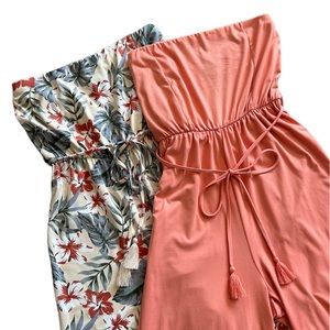 Streetwear Society, Strapless Jumpsuit Bundle, Small